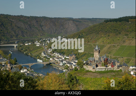 Cochem Und sterben Cochem eine der Mosel Mosel Deutschland Stockfoto