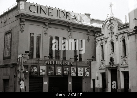 Cine ideale Theater in alten Madrid, Spanien Stockfoto