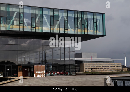 Das neue Schauspielhaus - Skuespilhuset. Kopenhagen. Dänemark. Stockfoto