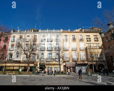 Plaza de Bib-Rambla Granada Spanien Stockfoto