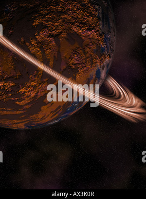 Sterne und Planeten Stockfoto