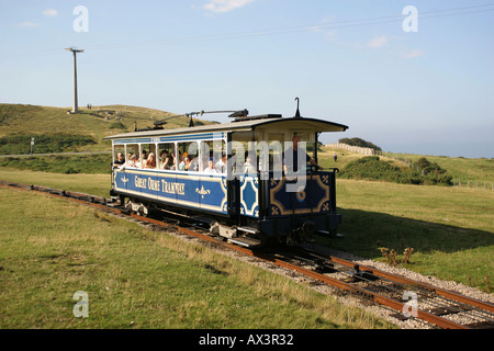 Der Great Orme Straßenbahn, Llandudno Stockfoto