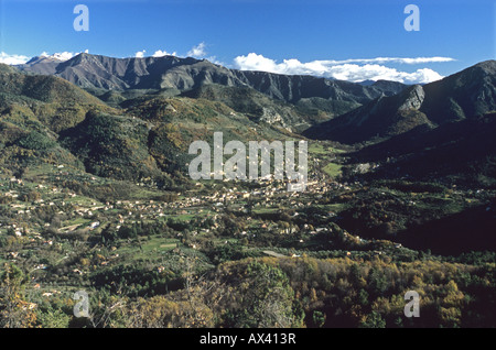 Essen-Tal Sospel Alpes-MAritimes 06 Französisch Riviera Paca Frankreich Europa Stockfoto