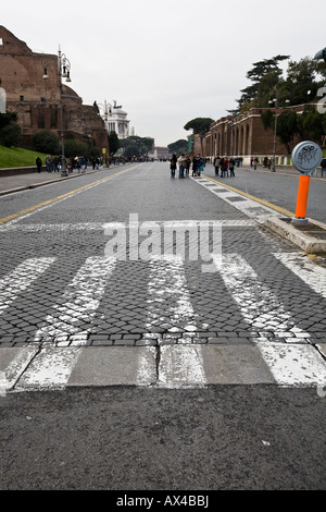 Via dei Fori Imperiali Stockfoto