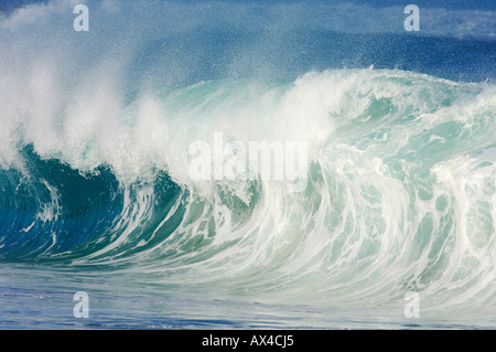 Wellen, North Shore, Oahu, Hawaii Stockfoto