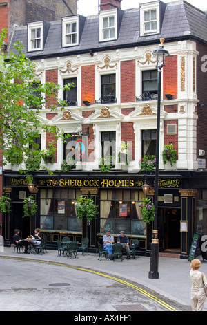 Sherlock Holmes Pub in London England UK Stockfoto