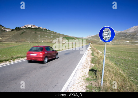 Nationalpark der Monti Sibellini Umbrien Italien Stockfoto