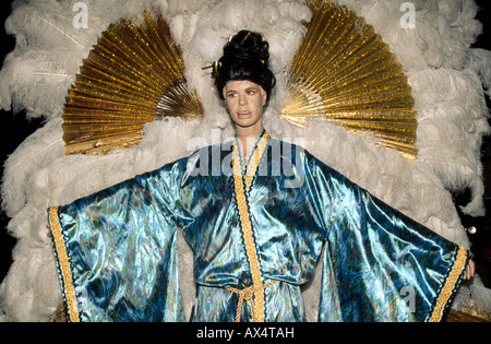 Eine Ausstellung in der Mummer s Museum in der Innenstadt von Philadelphia Stockfoto