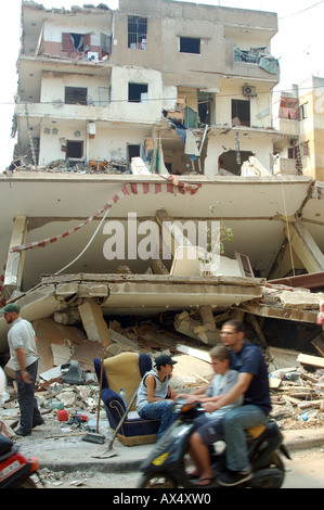 12. Juli 2006 Israely Krieg gegen den Libanon Stockfoto