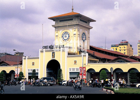 Ben-Thanh-Markt in Ho-Chi-Minh-Stadt-Vietnam Stockfoto