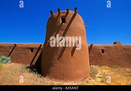 Historischen Rancho de Las Golondrinas an der Türkis Trail, New Mexico, USA, Amerika Stockfoto