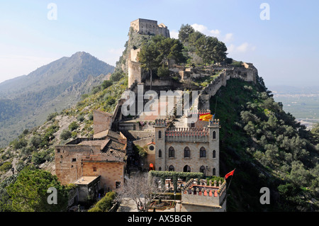 Burg, Xàtiva (Játiva), Valencia, Spanien, Europa Stockfoto