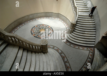 Treppe in der Gran Teatro, Havanna, Kuba, Karibik Stockfoto