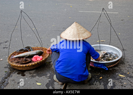 Straßenhändler, Hanoi, Vietnam Stockfoto