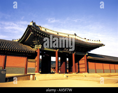 Injeongjeon Tor im Changdeokgung Palace, Seoul, Südkorea Stockfoto