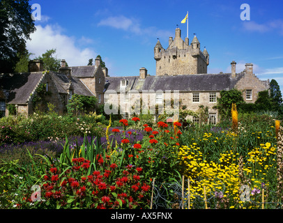 Cawdor Castle und seine Gärten, nordöstlich von Inverness, Schottland, UK, Europa Stockfoto