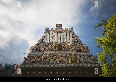 Sri Veeramakaliamman Tempel auf Serangoon Road in Little India Singapur Stockfoto