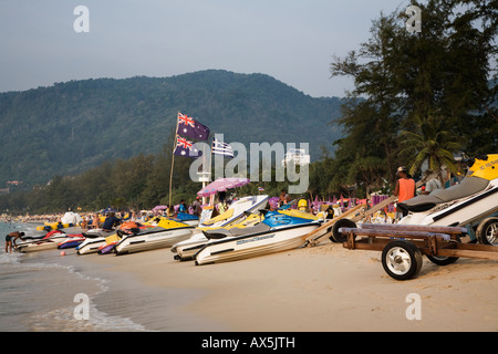 Jet-Skis am Patong Beach, Phuket, Thailand Stockfoto