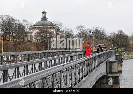 Skeppsholmsbron (Skeppsholm-Brücke), Skeppsholmen Island, Stockholm, Schweden, Skandinavien, Europa Stockfoto