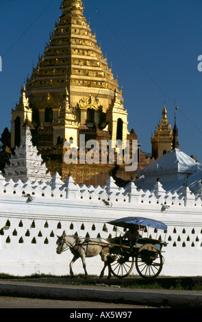 Pferd und Wagen in Nyaungshwe Inle-See in Myanmar Stockfoto
