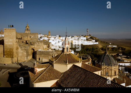 Alcazar De La Puerta de Sevilla im historischen Zentrum von Carmona, Andalusien, Spanien, Europa Stockfoto