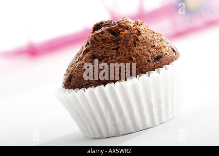 Schoko-Muffin, close-up Stockfoto