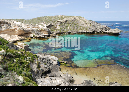 Fish Hook Bay, Rottnest Island in der Nähe von Perth, Western Australia, Australien Stockfoto