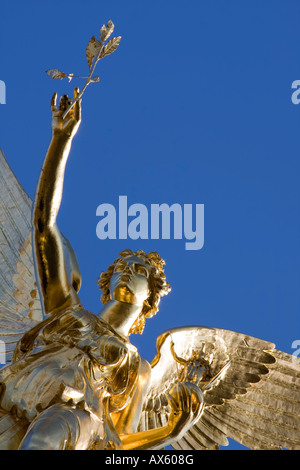 Friedensengel (Freiheit Angel), Stadtteil Bogenhausen, München, Bayern, Deutschland, Europa Stockfoto