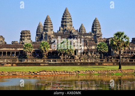 Tempel von Angkor Wat, Kambodscha, Südost-Asien Stockfoto