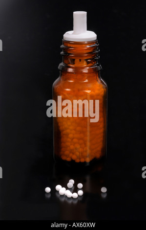 Homöopathische Medizin Stockfoto