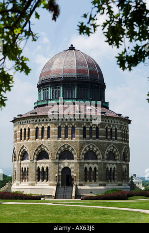 Sechzehn Seiten Nott Memorial Building auf dem Campus des Union College Schenectady New York Stockfoto