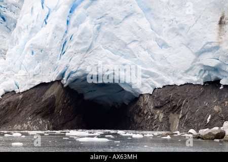 Chile-Patagonien Tierra del Fuego Darwin Nationalpark Garibaldi Gletscher Stockfoto