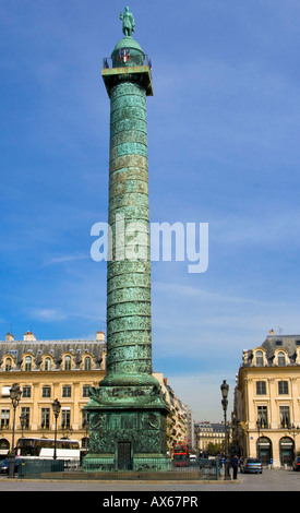 Platz Vendome / Paris Stockfoto