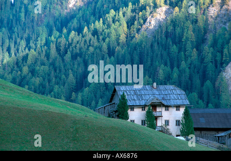 Viles Bauernhaus in Seres Campill (Longiaru) Trentino-Südtirol Italien Oktober 2002 Stockfoto