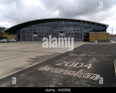 Die Sammlungen Gebäude Fortbewegung National Railway Museum Shildon Co Durham UK gebaut 2004 Stockfoto