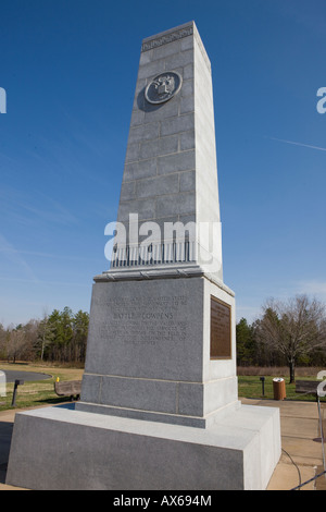 U S Denkmal gewidmet denen, die bei Cowpens National Battlefield Park Cowpens South Carolina kämpfte im Jahr 1932 Stockfoto