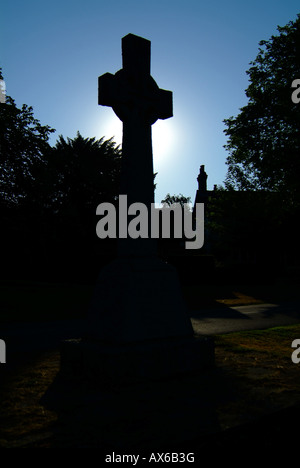 ein Denkmal des Weltkriegs cross statue Stockfoto