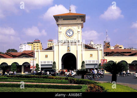 Ben-Thanh-Markt in Ho-Chi-Minh-Stadt-Vietnam Stockfoto