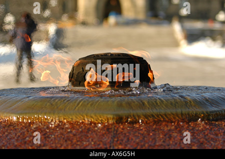 Ewige Flamme am Canadas Parliament Hill in Ottawa Stockfoto