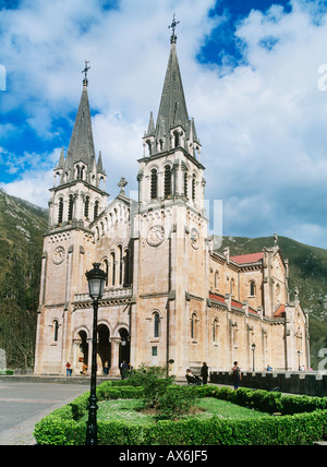 Basilika Covadonga, Asturien, katholische Religion, Spanien Stockfoto