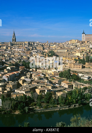 Die Stadt Toledo. Toledo ist die Hauptstadt von Castilla De La Mancha, Spanien. Stockfoto