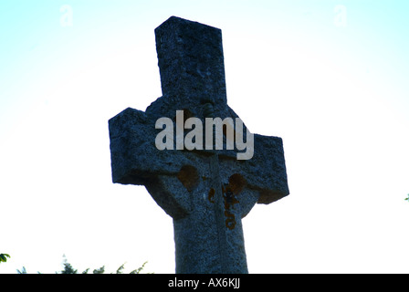 ein Denkmal des Weltkriegs cross statue Stockfoto