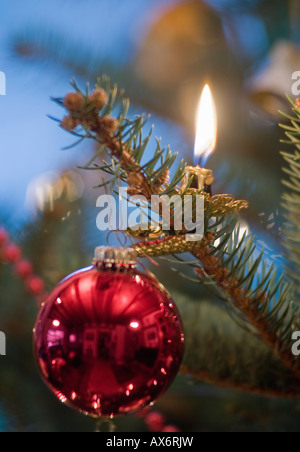 Nahaufnahme von Weihnachtsdekoration Stockfoto