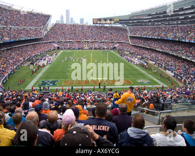 Die National Football League Chicago Bears V Minnesota Vikings, Soldier Field, Chicago, Illinois, USA. Stockfoto