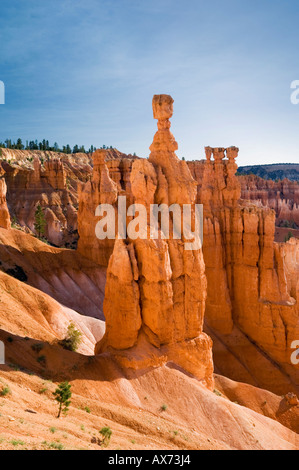 Thors Hammer kurz nach Sonnenaufgang, Bryce-Canyon-Nationalpark, Utah, USA Stockfoto