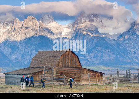 Malerische Fotografen Fotos in Grand Teton Nationalpark WY erstellen Stockfoto