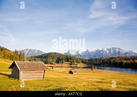 Deutschland, Bayern, Karwendelgebirge, Landschaft Stockfoto