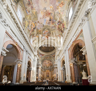 Kirche von Sant Ignazio di Loyola ein Campo Marzio, Piazza di Sant Ignazio of Via del Caravita, Altstadt, Rom, Italien Stockfoto