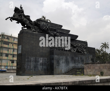 Simon Bolivar Denkmal Parque La Alameda Quito Stockfoto