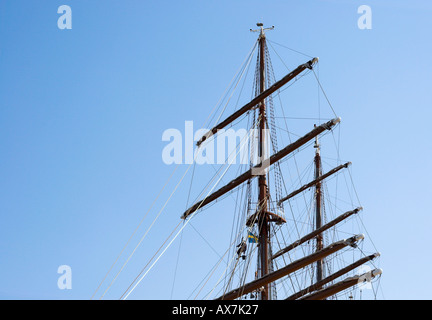 Segler-Mast-rig Stockfoto